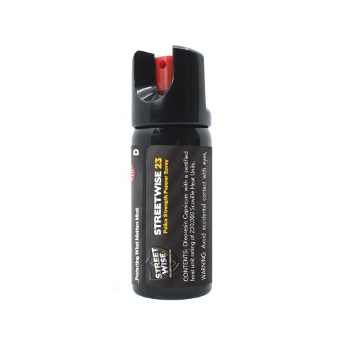 Police Force 23 Stream Pepper Spray 2 oz Twist Lock Police Force 23 Stream Pepper Spray 2 oz Twist Lock