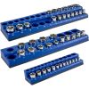 3-Pack Metric Magnetic Socket Organizers For Tool Box Organizer