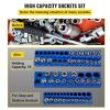 3-Pack Metric Magnetic Socket Organizers For Tool Box Organizer