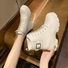 New Arrivals Soft Boots Women Shoes Woman Boots Fashion Round PU Ankle Boots 2022 Winter Elastic Black Boots Comfortable Boots20